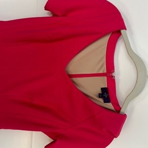 NYDJ tummy flattening hot pink dress